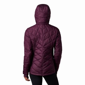 Columbia Heavenly™ Hooded Jacka Dam MörkRosa (JHIBA9164)